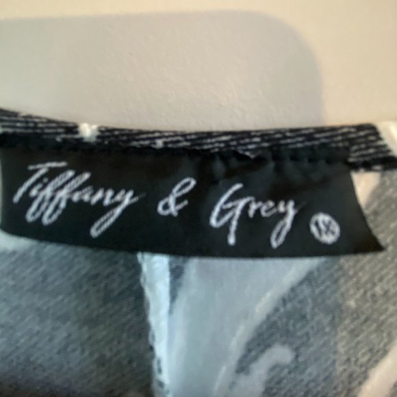 Tiffany and Grey  1X  Gray and White - Picture 3 of 6